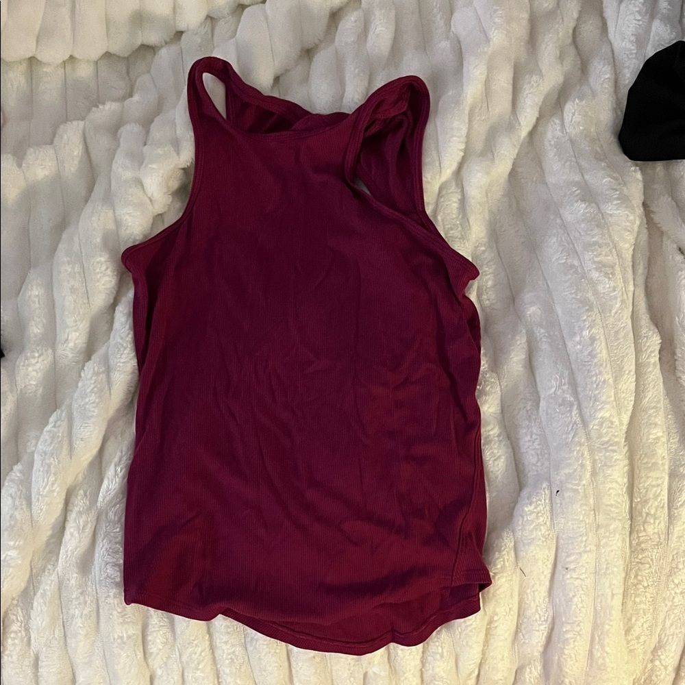 Lululemon Athletica Deep Red Tank Top